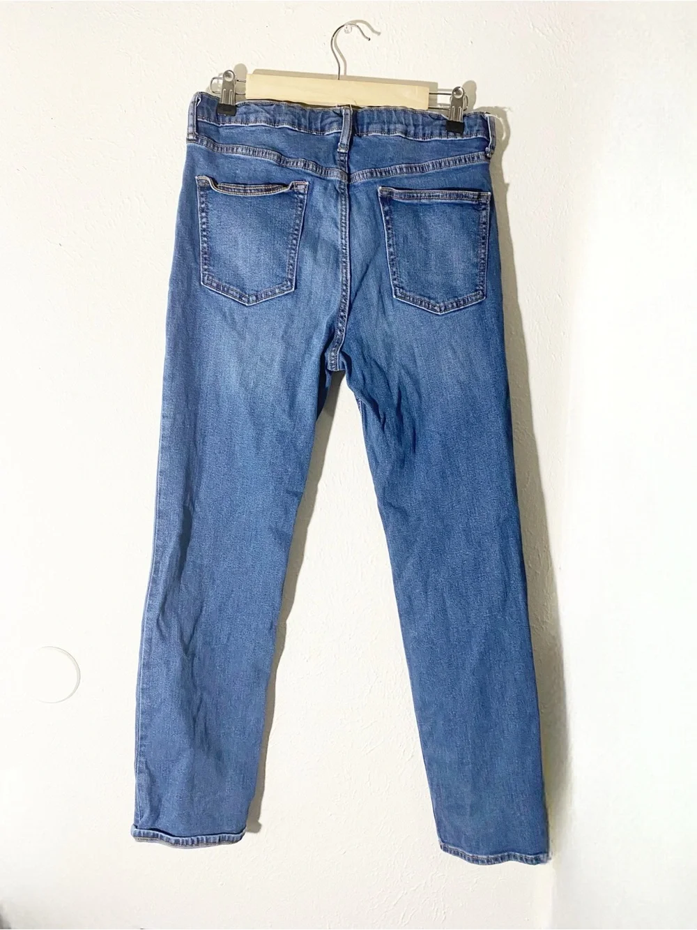 Old Navy Boys Lot of 2 Built-In Flex Straight Fit Blue Jeans 16